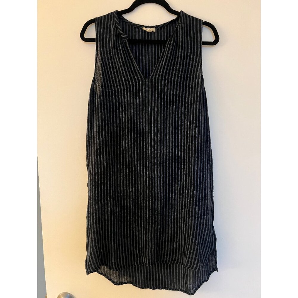 Soft Joie Navy White Striped Shift Dress / Beach Cover-Up